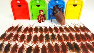 Marvel Heros, Pj Masks & Thomas, Tayo The Little Bus, Disney Cars Roach Monster Story For Kids