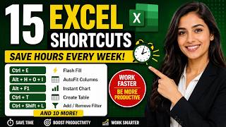 Learn 15 Excel Shortcuts to boost you working speed | Excel Tutorial