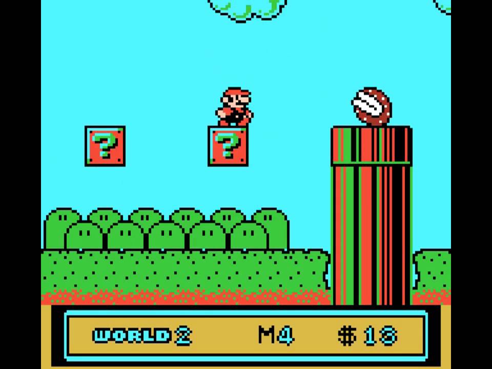 Super Mario 3 Special GBC (HKO pirate) TAS (level 1-3)