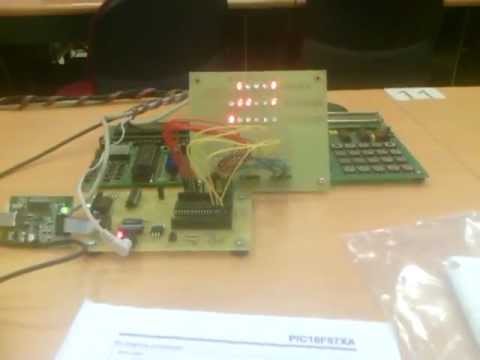 Binary Clock with PIC16F877A