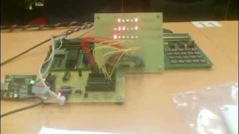 Binary Clock with PIC16F877A