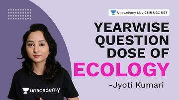 Year wise PYQs of Ecology CSIR UGC NET | CSIR Life Sciences | Jyoti Kumari | Unacademy Live CSIR