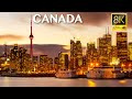 CANADA IN 8K VIDEO BY DRONE | EXPLORE  CANADA IN 8K VIDEO