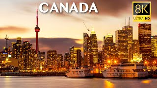 CANADA IN 8K VIDEO BY DRONE | EXPLORE  CANADA IN 8K VIDEO