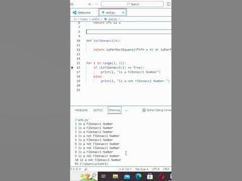 how to find Fibonacci numbers within the range in python - YouTube