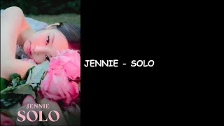 JENNIE - SOLO Lyrics Video