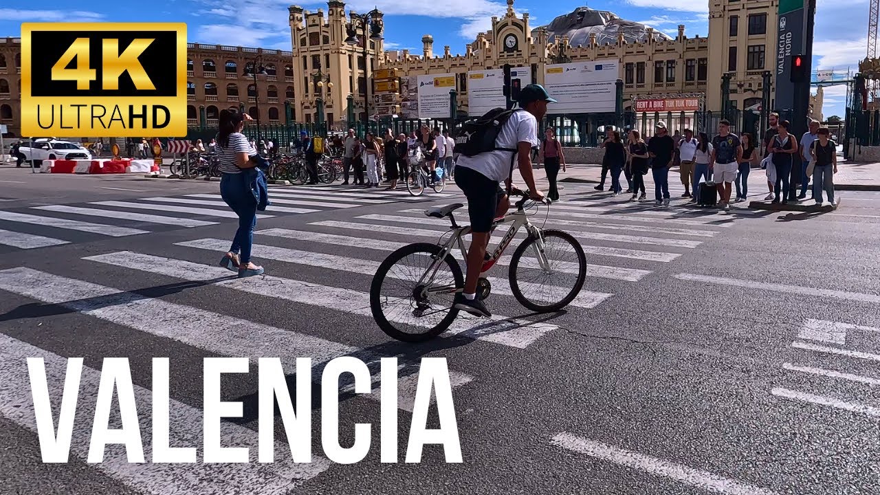 Valencia, Spain 🇪🇸 October 2024 | Walking Tour 4K 60FPS HDR | GoPro11 (▶108min)