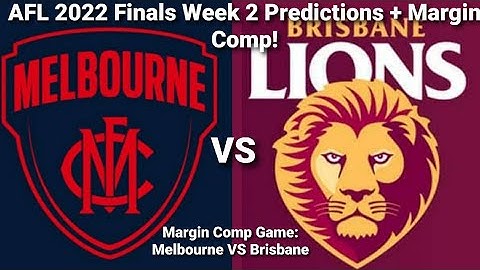 AFL 2022 Finals Week 2 Predictions + Margin Comp!