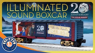 Polar Express Anniversary Sound Light Boxcar