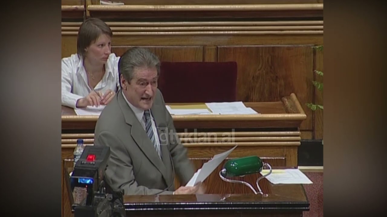 Debat në parlament mes Nanos dhe Berishës  (12 Korrik 2004)