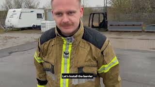 Car carrier installation demonstration