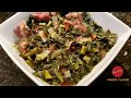 How To Make Collard Greens with Smoked Ham Hocks