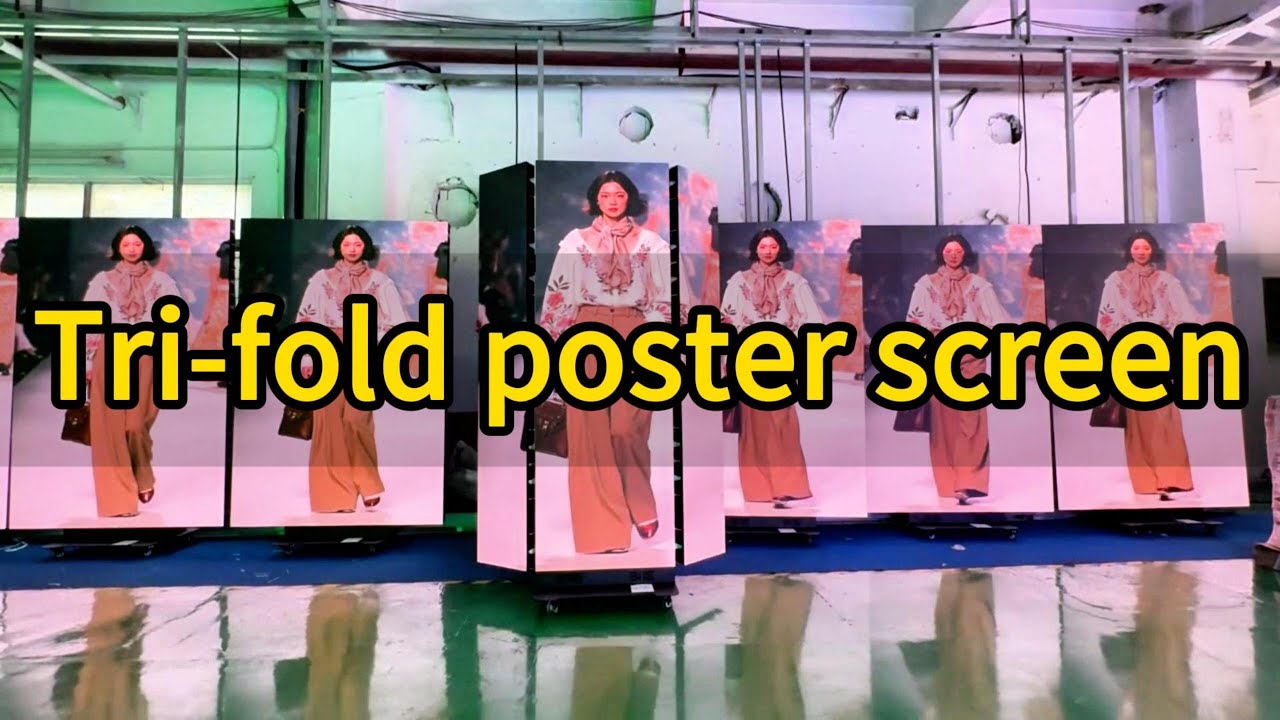 Tri fold poster screen 