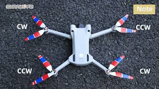 6030F Propellers Lightweight Roll up Case Bag Drone Propeller Pouch Accessories for Mini 3 Pro