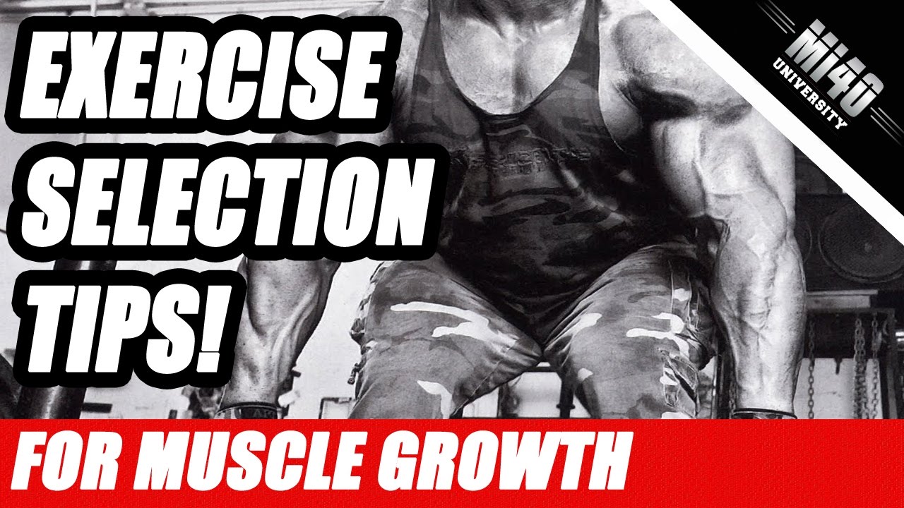 How to Choose the Best Muscle Building Exercises For Muscle Size and Growth