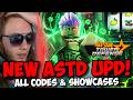 [NEW CODES] NEW MASSIVE OG ASTD UPD! ALL SHOWCASES &amp; MORE (HAKARI, GREMMY)