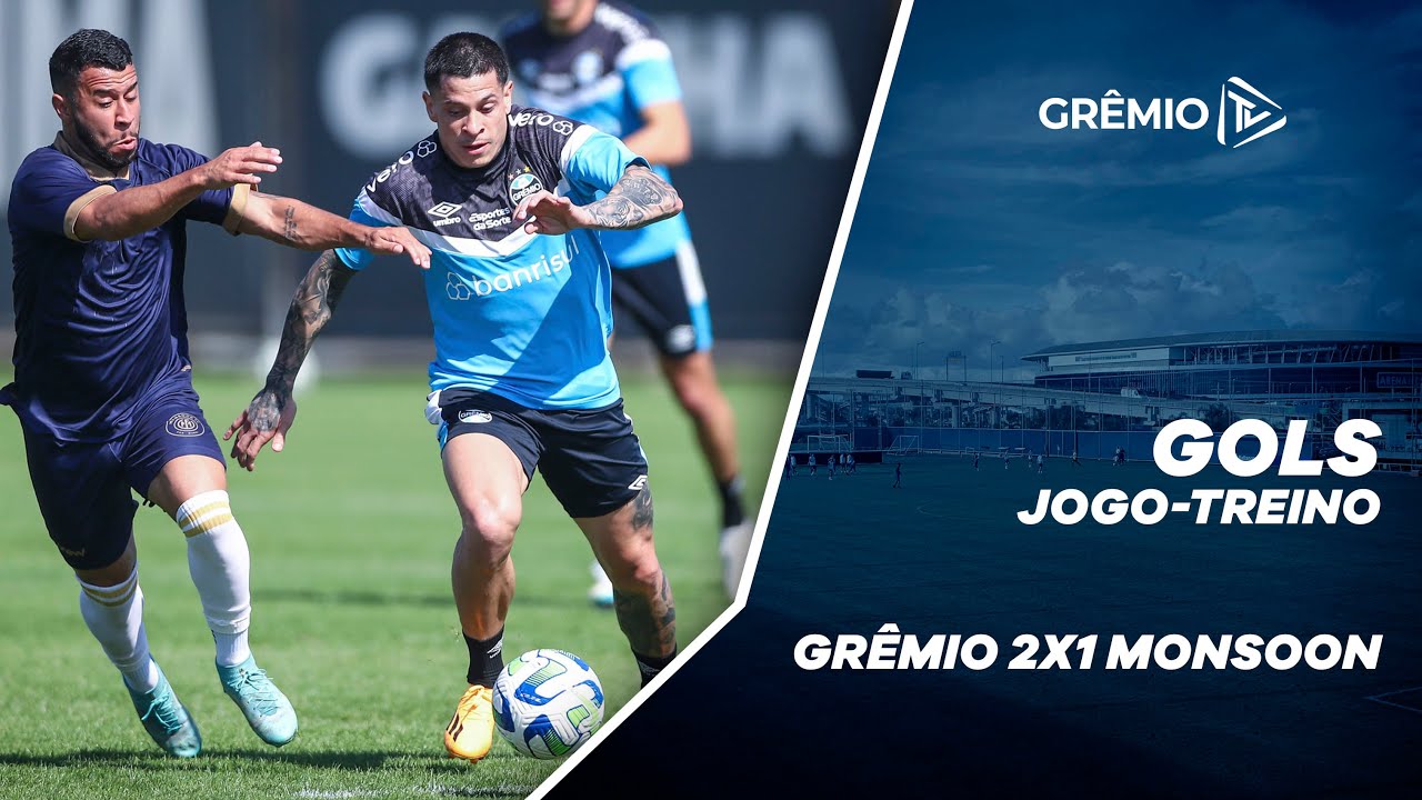 GOLS  GRÊMIO 2X1 MONSOON F.C. (JOGO-TREINO) 