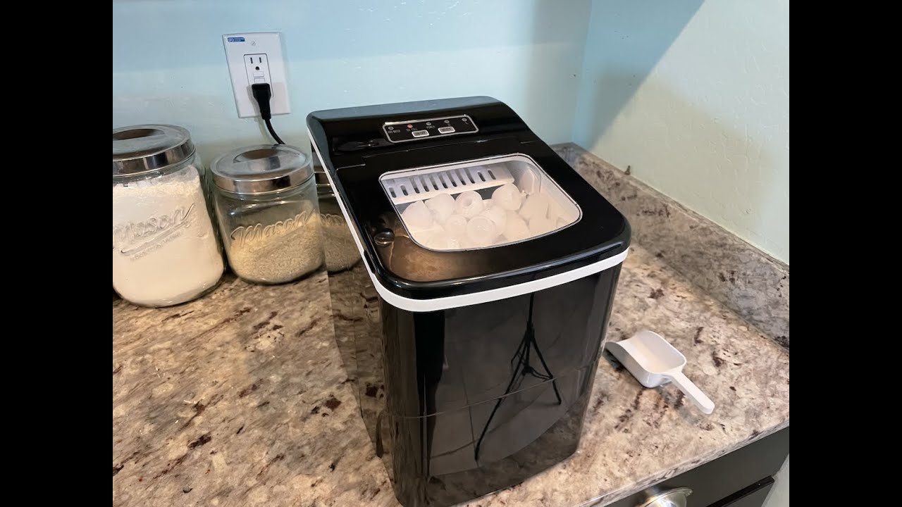 QUICK Review AGLUCKY Countertop Ice Maker from Amazon YouTube