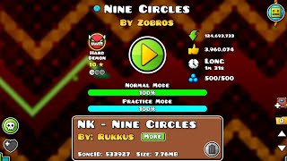 Nine Circles 100% on mobile! (hard demon)