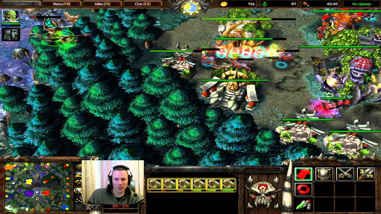 Warcraft 3 - 504 (4v4 RT) - YouTube