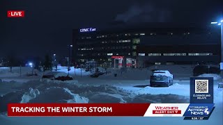 Snowstorm Hits Western Pennsylvania See Conditions In Monroeville