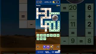 Zen Math Crossword Relax level 24