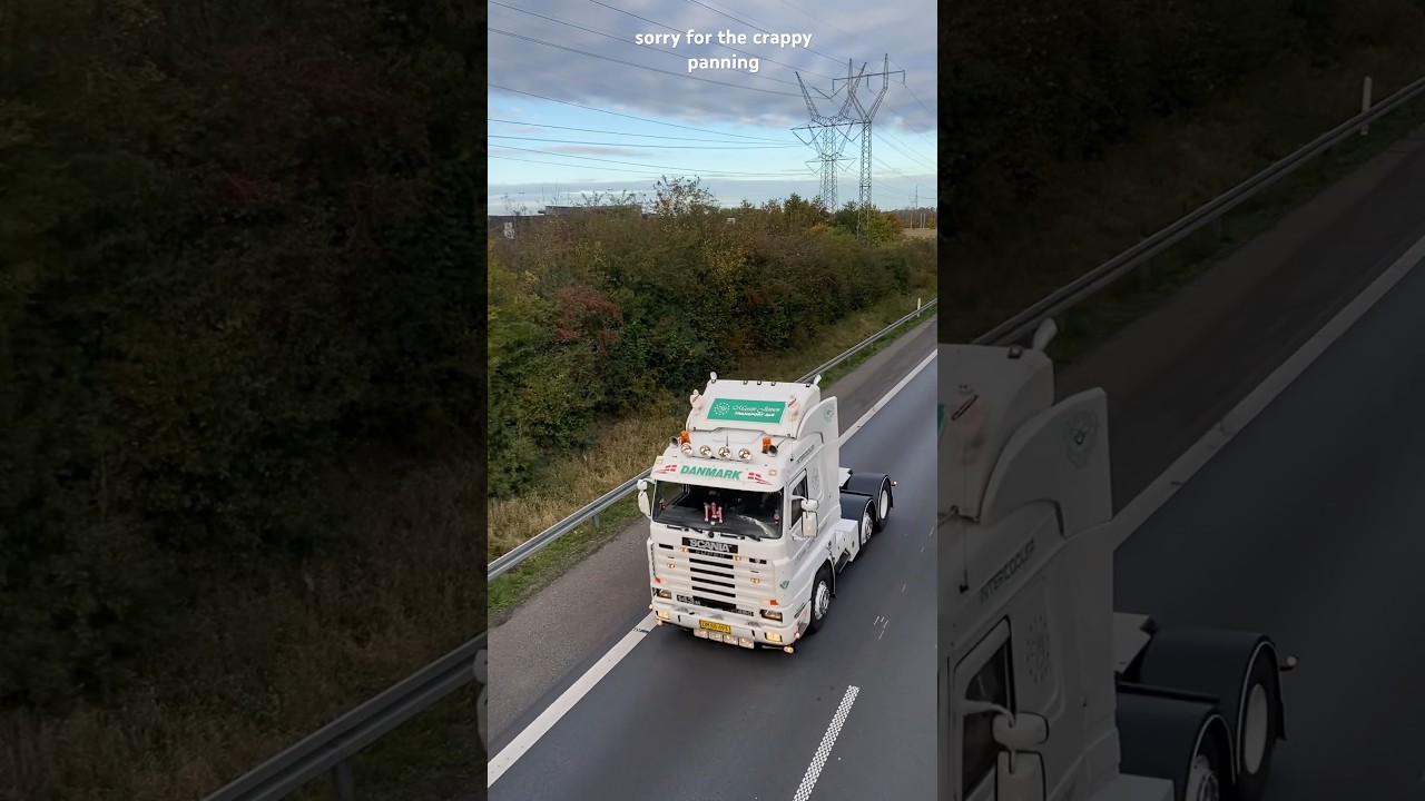 Beautiful straight pipe Scania 143 