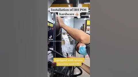 Hardware installation is also easy, not to mention using the IRS POS System! 🤩🤩