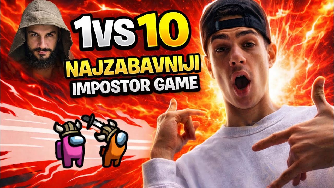 NUGATOV NAJZABAVNIJI IMPOSTOR GAME U AMONG US!