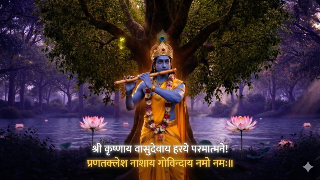 श्री कृष्णाय वासुदेवाय | Govinda Namo Namah | Most Peaceful Krishna Mantra | SoulAnanta