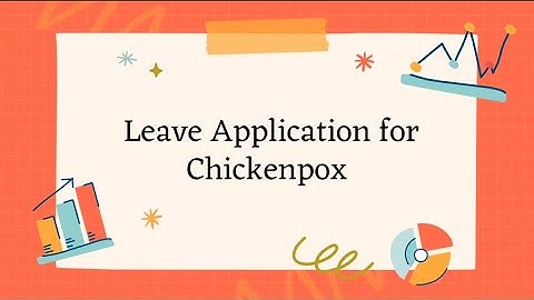 Application for Sick Leave Due to Chickenpox | Application for Chickenpox Leave | #application