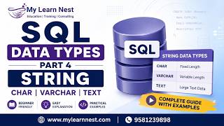 SQL Data Types Part 4 | String Data Types in SQL Explained MyLearnNest