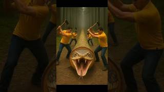 Celebrity rescue giant python in wood trunk #animals #funny #shorts Net Worth