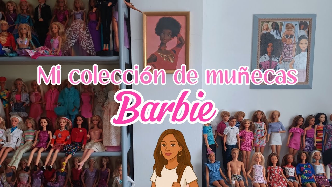 Mi variada colección de Barbies desde los años 80 hasta la actualidad 😊💕y otros más!