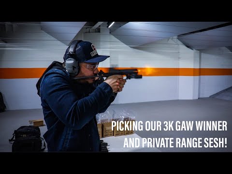 Picking Our 3K GAW Winner & Private Range Sesh!