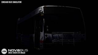 CHICAGO BUS SIMULATOR - 2022-2025 NovaBus LFS Trailer screenshot 3