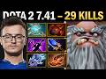 Pudge with 29 Kills and Moon Shard - Dota 7.41