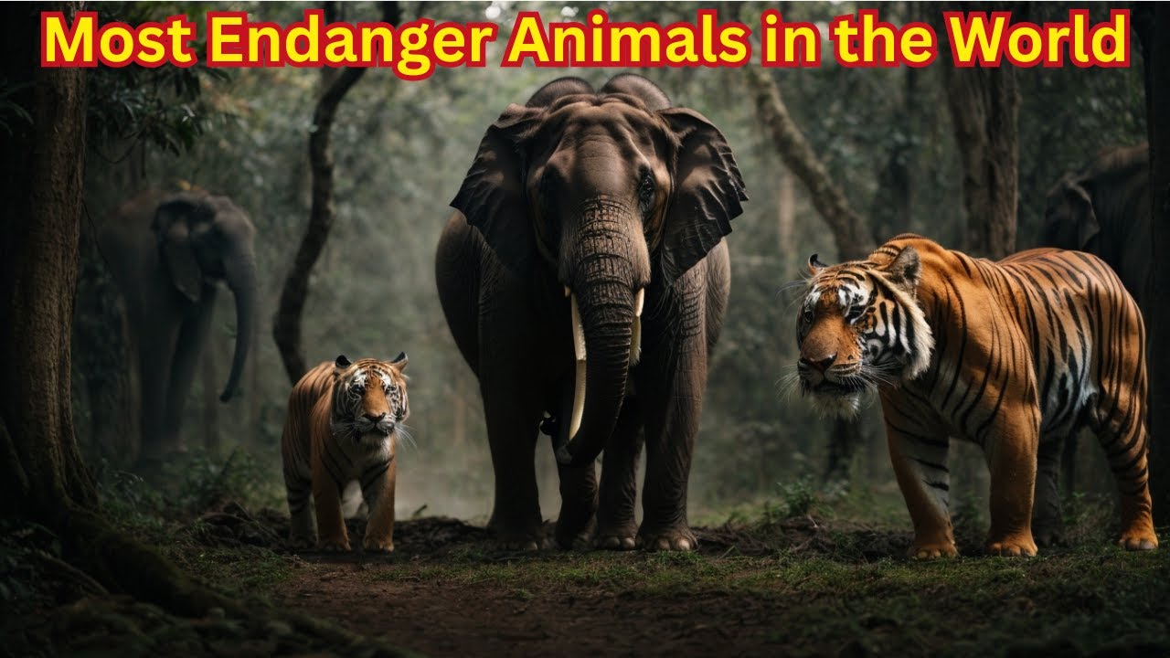 Top 10 Endangered Animals Worldwide : A Critical List - YouTube