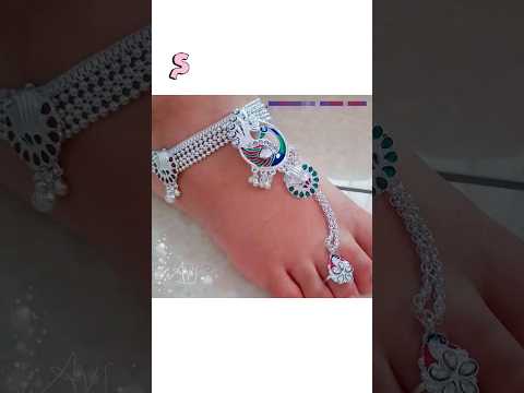 Teo Ring Payal Silver Pagpan Bridalpayalnew Anklets2023 Shorts