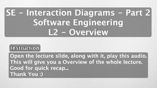 L2 - SE - Interaction Diagrams - Part 2 - Software Engineering
