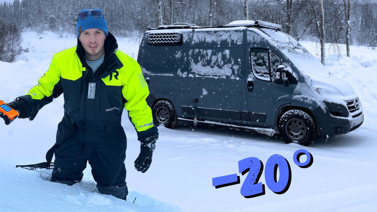 Началась спасательная операция (зимняя жизнь в арктическом фургоне)