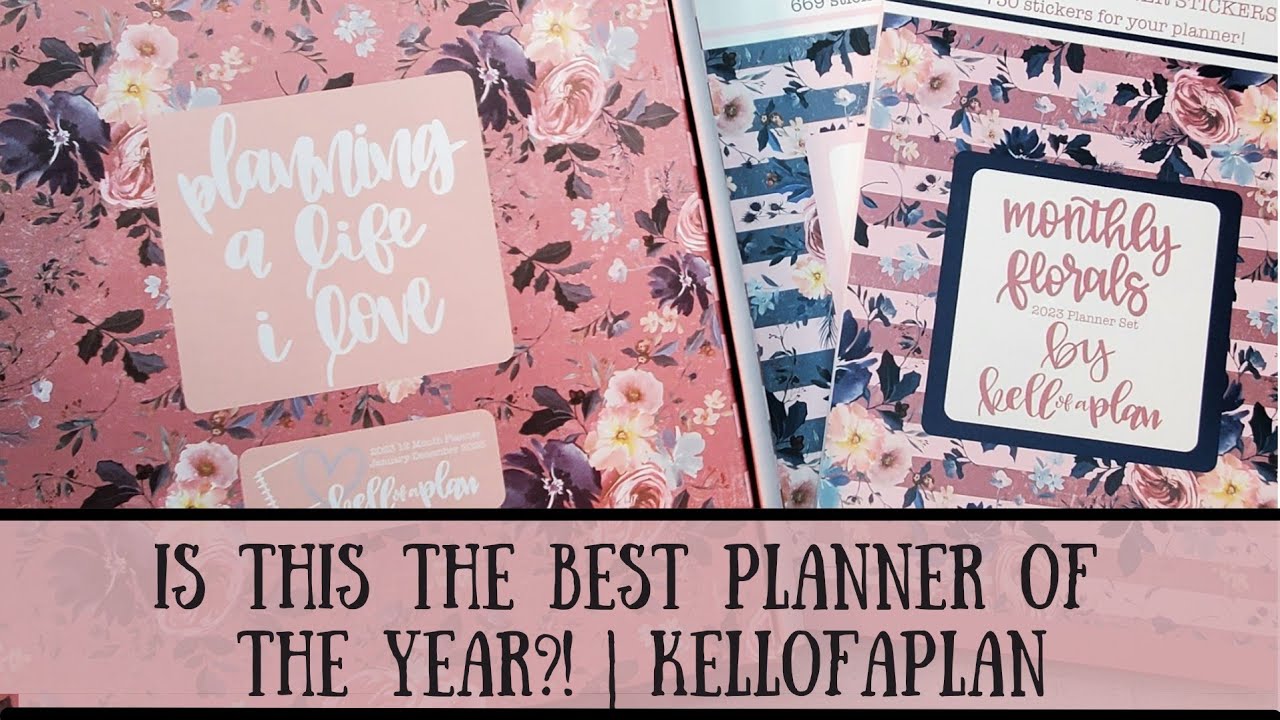 Kellofaplan Plan A Happy Life Planner for 2023 and the Stickerbooks YouTube