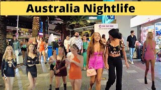 Australia Nightlife - Gold Coast 🇦🇺 Surfers Paradise 4k - May 2024