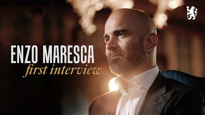 🔵 ENZO MARESCA's First Interview as new Head Coach of Chelsea FC