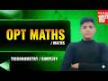 class 10 opt maths / maths || trigonometry/simplifly - maha arevision
