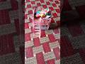 diy miniature bed 🛏️ making with paper craft #craft #papercraft