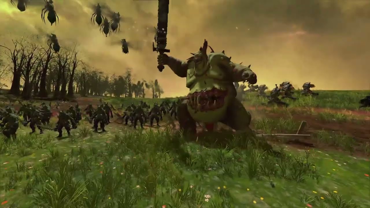 Warhammer Total war 3 Cinematic The Maggot Host vs Yuan Bo