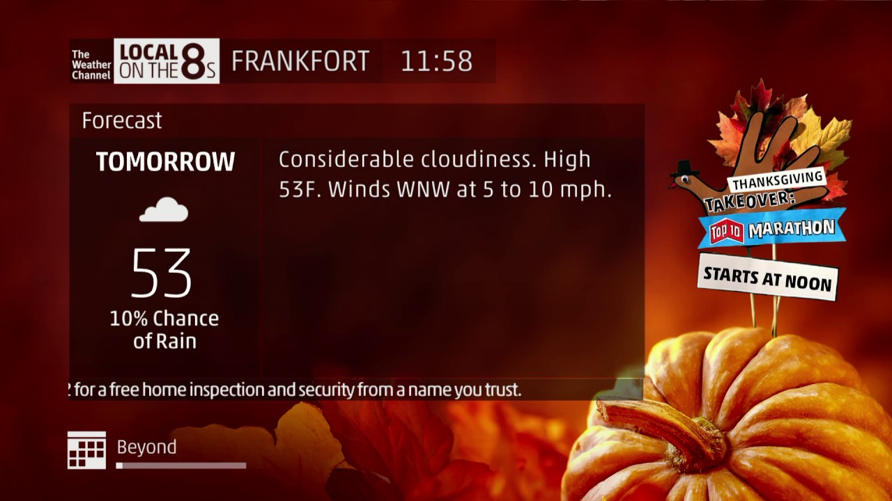 The Weather Channel Frankfort, KY Local Forecast 11/24/2016 1158am