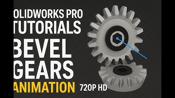 Bevel Gears Animation 720P HD | Mechanical Engineering Design