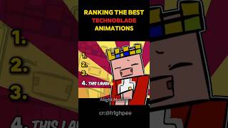 Ranking the best Technoblade Animations 😭 #shorts #technoblade #minecraft #viral